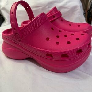 CROCS Classic Bae Platform Slip on Clogs W/Size 10
